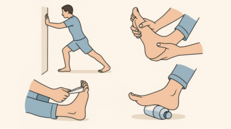 foot stretches for heel pain